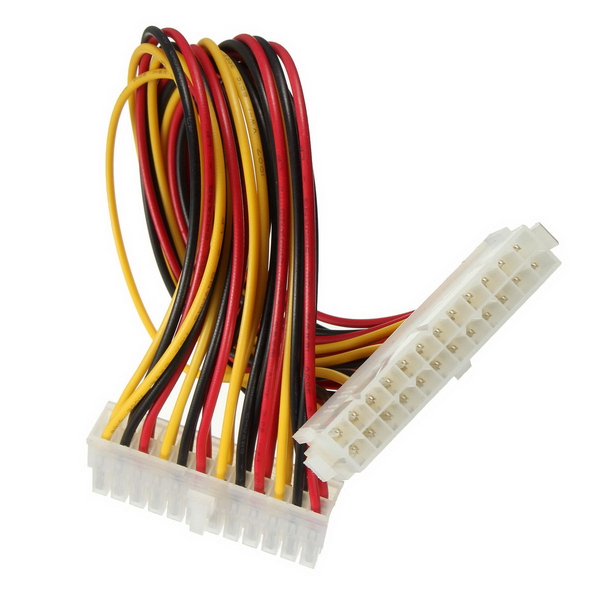 24Pins Motherboard Male to Female 24Pins Clutch Power Adapter Cable Lead Wire